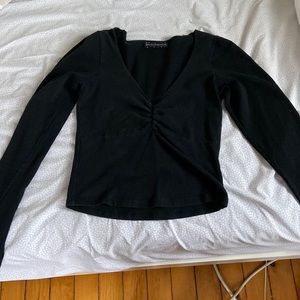 Brandy Melville long sleeve black top